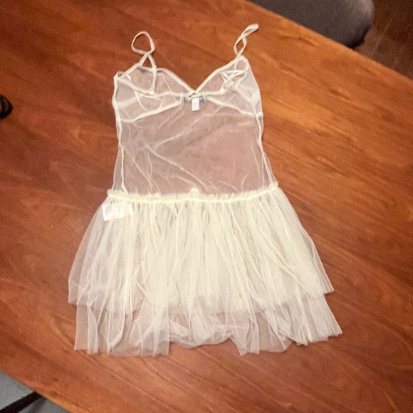 Urban Outfitters Green Sheer Dress - Picture 1 of 5